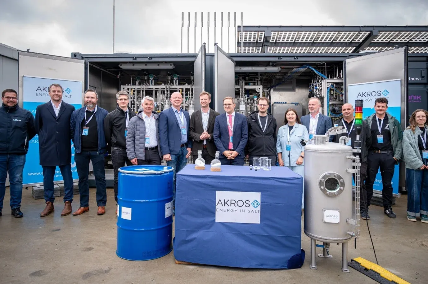 AKROS Energy Pilot Plant Advances Salt-Based Hydrogen Storage