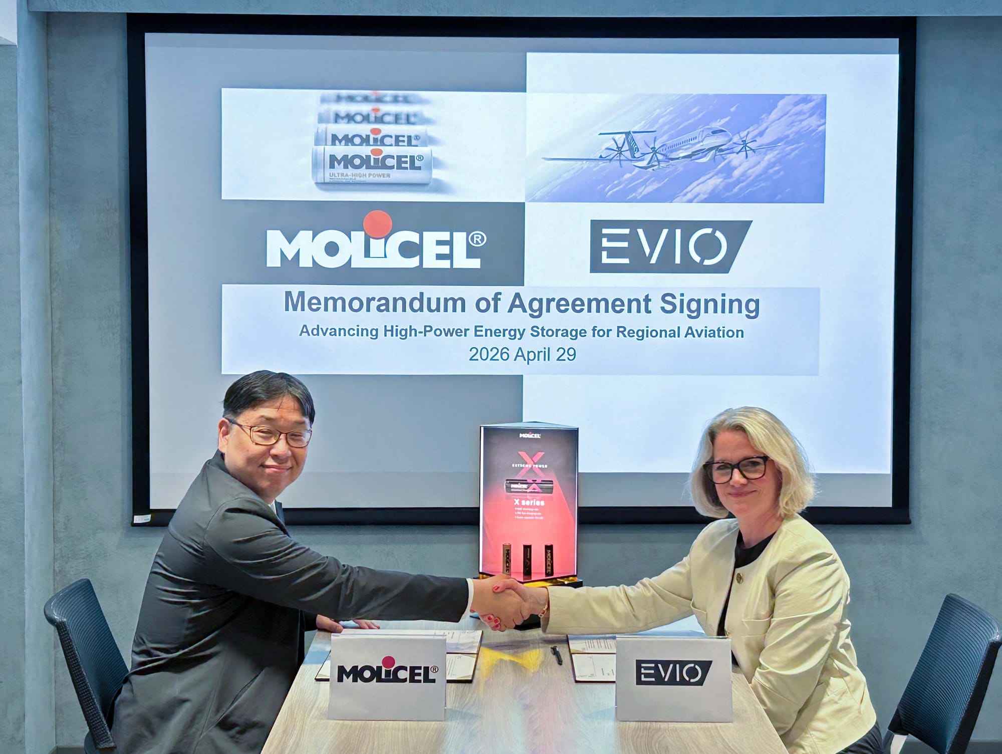 EVIO partners with Molicel to develop aerospace lithium‑ion cells